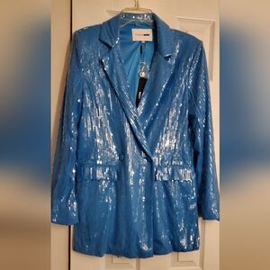 Fashion Nova Sequined Blazer
